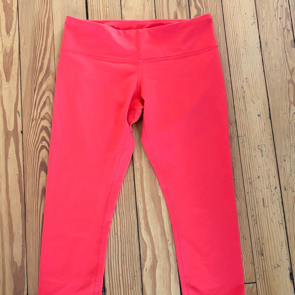 Lululemon Align Crop 21” Red Size 10 – Nulu High Rise Leggings
